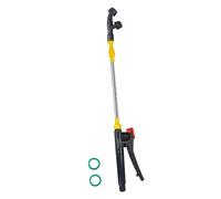 Whtkoph Asta di Irrigazione Retrattile, Lancia di Irrigazione Universale, Tubo Telescopico Lungo Regolabile da 45-80 Cm, Asta di Prolunga, Ugello E Maniglia P, Doppio ugello Curvo