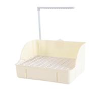 Whtkoph Doccia Automatica per Uccelli, Vasca da Bagno per Pappagalli, Piscina per Animali Domestici, Rubinetto di Circolazione, Accessori per Gabbia per, Bianco