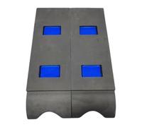 Whtkoph Ginocchiere Resistenti con Cuscino Spesso, Cinghia Regolabile, Tappetino di Supporto per