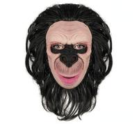 Whtkoph Maschera Testa Primate in Lattice con Copertura Aspetto Coinvolgente per Halloween E Feste di Fine Anno Adatta per Scenografie E Dinamiche di Gruppo con Effetto Sorprendente