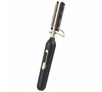 Whtkoph Pettine Elettrico per Capelli Liscianti con Rivestimento in Tourmaline per Capelli E Senza con Base di Supporto Compatta E Manico Pratico Adatto per Styling Domestico