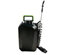 Whtkoph Spruzzatore Elettrico Spruzzatore Giardino Zaino Nebulizzatore Pompa a Batteria con Serbatoio 12L Materiale PE Tubo a Spirale Lancia in Metallo Adatto per Piante Giardino Pulizia Esterni