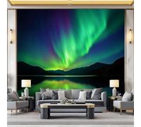 WHUOEUCO Carta Da Parati Effetto 3D Isole Costiere Fiori 500x280 cm Fotomurali Non Tessuto, Decorazione Poster Arte Murale Moderna per Casa Ufficio Camera Da Letto Soggiorno