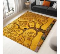 WHUOEUCO Tappeto Salotto 80x150cm Albero Astratto Della Vita Morbido Tappeto Scendiletto Camera da Letto Tappeti Lavabili per Soggiorno Cameretta Bambino Ufficio