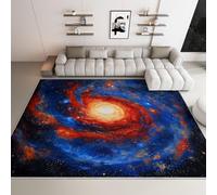 WHUOEUCO Tappeto Salotto Cielo Stellato Della Via Lattea 80x150cm Morbido Tappeto Scendiletto Camera da Letto Tappeti Lavabili per Soggiorno Cameretta Bambino Ufficio