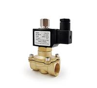 WHVAVFQI 1/4quot; 3/8 cit; 1/2quot; 3/4quot; 1 cit; DN15 Normalmente Aperta N/O Elettrovalvola Elettrica in Ottone 12V 24V 220V 110V Valvola Pneumatica for Acqua Olio 1 Pz(DC12V,DN8)