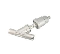 WHVAVFQI 1 pz DN15 DN20 DN25 valvola a sede angolare saldata pneumatica in Acciaio Inox normalmente Chiusa attuatore for Vapore e Olio Leggero in Acciaio Inox(Closed-Single Acting,0.75 inch)