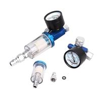 WHVAVFQI 1 pz. Separatore di Acqua e Olio Filtro Aria Trappola for umidità for compressore Pistola for Vernice Spray Strumento Parti a Pressione 1/4''(Regulator w PF)