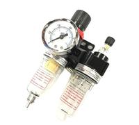 WHVAVFQI AFC2000 Separatore Olio/Acqua Regolatore Trappola Filtro Aerografo Compressore Aria Regolatore Pressione Valvola Riduttrice AFR2000+AL2000 G1/4"(AFC-SMPM20)