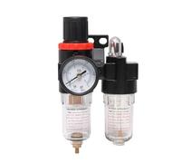 WHVAVFQI AFC2000 Separatore Olio/Acqua Regolatore Trappola Filtro Aerografo Compressore Aria Regolatore Pressione Valvola Riduttrice AFR2000+AL2000 G1/4"(Upgrades AFC2000 8mm)