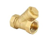 WHVAVFQI Filtro con valvola di ritegno Tipo Y in Ottone da 3/4 Pollici con Filettatura Femmina Filtro con valvola a 3 Vie for filtrare Le impurità dell'Acqua