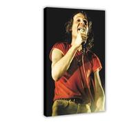 WHWRHQ Esclusivo poster vintage vintage con ritratto del cantante Vasco Rossi, 2 poster su tela, decorazione per camera da letto, ufficio, camera da letto, regalo, 20 x 30 cm