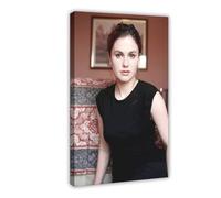 WHWRHQ Poster artistico esclusivo con attrice Anna Paquin, ritratto su tela, decorazione per camera da letto, ufficio, camera da letto, regalo, 60 x 90 cm