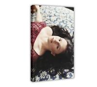 WHWRHQ Poster esclusivi di attrice Anna Paquin, 2 poster su tela, decorazione per camera da letto, paesaggio, ufficio, camera da letto, regalo, 20 x 30 cm