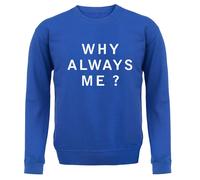 Why Always Me Felpa Bambino Divisa Balotelli Man City Cotone 100%