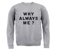 Why Always Me Felpa Bambino Divisa Balotelli Man City Cotone 100%
