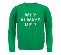 Why Always Me Felpa Bambino Divisa Balotelli Man City Cotone 100%
