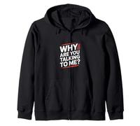 Why Are You Talking To Me Introverso socializzazione - Felpa con Cappuccio