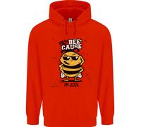 Why? Bee-Cause Im Cool Divertente Ape Bambini Felpa con Cappuccio
