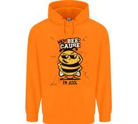 Why? Bee-Cause IN Cool Divertente Ape Bambini Felpa con Cappuccio