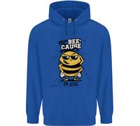 Why? Bee-Cause IN Cool Divertente Ape Bambini Felpa con Cappuccio