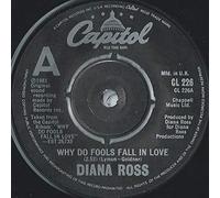 WHY DO FOOLS FALL IN LOVE 7" (VINYL 45) UK CAPITOL 1981