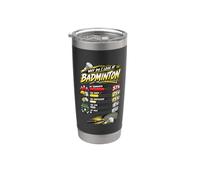 Why Do I Lose At Badminton Funny Team Gift Bicchiere termico in acciaio inox doppia parete