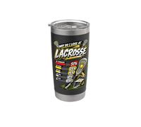 Why Do I Lose At Lacrosse Funny Team Gift Bicchiere termico in acciaio inox doppia parete