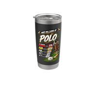 Why Do I Lose At Polo Funny Team Gift Bicchiere termico in acciaio inox doppia parete
