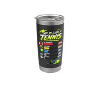Why Do I Lose At Tennis Funny Team Gift Bicchiere termico in acciaio inox doppia parete