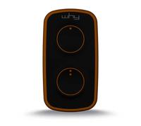 WHY EVO MINI NOA Telecomando rolling code multifrequenza da 280 a 868 mhz, apricancello autoapprendente programmabile, radiocomando ad ampio raggio con 4 pulsanti Wild Tobacco