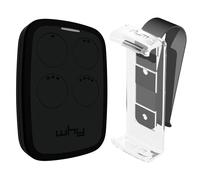 WHY EVO Telecomando rolling code multifrequenza da 280 a 868 mhz con Visor Clip,