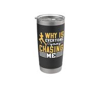 Why Is Everyone Chasing Me Running Lover Runner Life Bicchiere termico in acciaio inox doppia parete