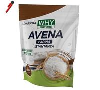 WHY Nature, Avena farina istantanea, 1000 g. Farina d'avena istantanea low sugar