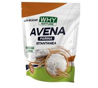WHYnature WHYNATURE AVENA FARINA ISTANTANEA BURRO DI ARACHIDI E CARAMELLO 1 KG