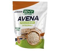 WHY NATURE AVENA FIOCCHI BABY - Fiocchi Di Avena Integrali - Gusto Caramello e Burro di Arachidi - 1 Kg