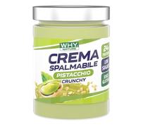 WHY NATURE CREMA SPALMABILE PISTACCHIO - Crema Proteica Al Pistacchio Senza Glutine - Crema Pistacchio Crunchy - 300 gr