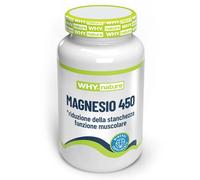 Why Nature, Magnesio 450, 90 cpr Magnesio Citrato, Pidolato, Bisglicinato