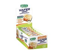 WHY NATURE WAFER ZERO - Cialda di Wafer con Ripieno Proteico - Snack Proteici Senza Glutine - Box da 24 Pezzi - 35 gr (Caramello Salato e Cioccolato Bianco)