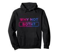 Why Not Both Orgoglio Bisessuale Colori Bandiera Felpa con Cappuccio