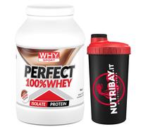 Why Sport 100% Perfect Whey 900 gr. Proteine Siero del Latte Isolate + SKAKER