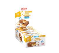 WHY SPORT 36% GOOD PROTEIN BAR - Barrette Proteiche Ricoperte Multistrato - Barretta Proteica Senza Glutine - Snack Proteico - Box 24 Barrette da 45 gr (Cookie Crisp)