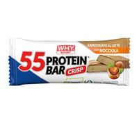 WHY SPORT 55 PROTEIN BAR CIOCCOLATO AL LATTE NOCCIOLA W362 10 PZ
