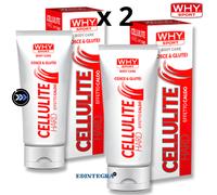 WHY SPORT CREMA CELLULITE HARD 200 ml x 2 = 400 ml Effetto Caldo Anticellulite