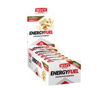 WHY SPORT ENERGY FUEL - Barrette Energetiche con Pasta di Mandorle - Energy Bar Gusto Mandorla - Box da 28 Barrette - 30 gr
