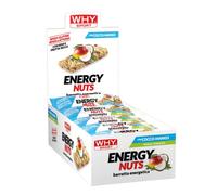 WHY SPORT ENERGY NUTS - Barrette Energetiche ad Alto Contenuto di Fibre - Gusto Cocco-Mango - Box da 30 Barrette - 35 gr