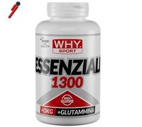 WHY Sport, Essenziali 1300, 200 cpr. Aminoacidi Essenziali con Glutammina Okg