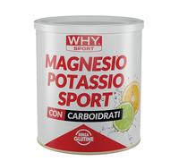 WHY SPORT Magnesio e Potassio Sport - Integratore Alimentare con Carboidrati e S