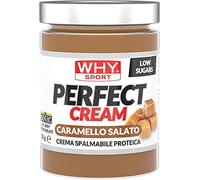 WHY SPORT PERFECT CREAM - Crema Proteica Spalmabile al Caramello Salato - Crema Spalmabile con Proteine Isolate - Senza Glutine - 300 gr