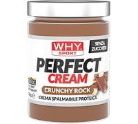 WHY SPORT PERFECT CREAM - Crema Proteica Spalmabile Crunchy Rock - Crema Spalmabile con Proteine Isolate - Senza Glutine - 300 gr